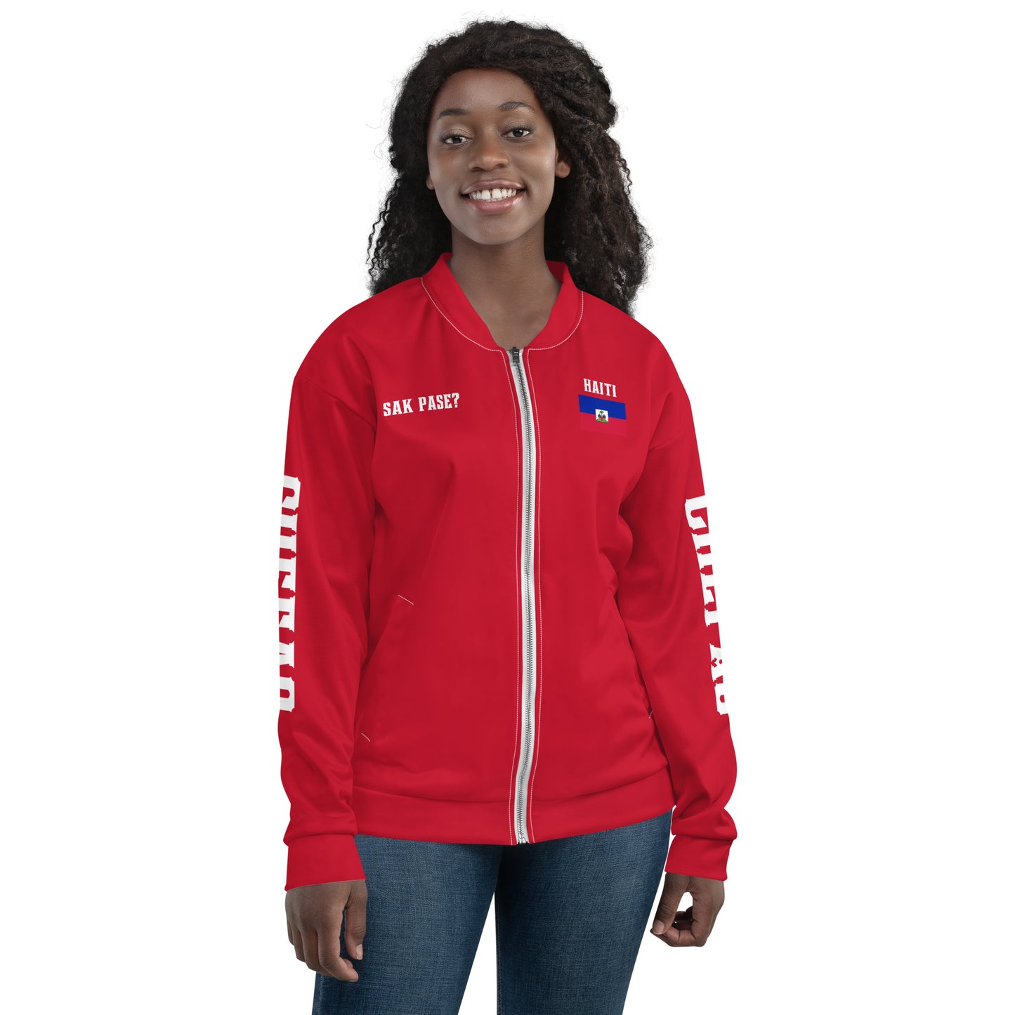 Chefao Haiti I, Unisex Bomber Jacket