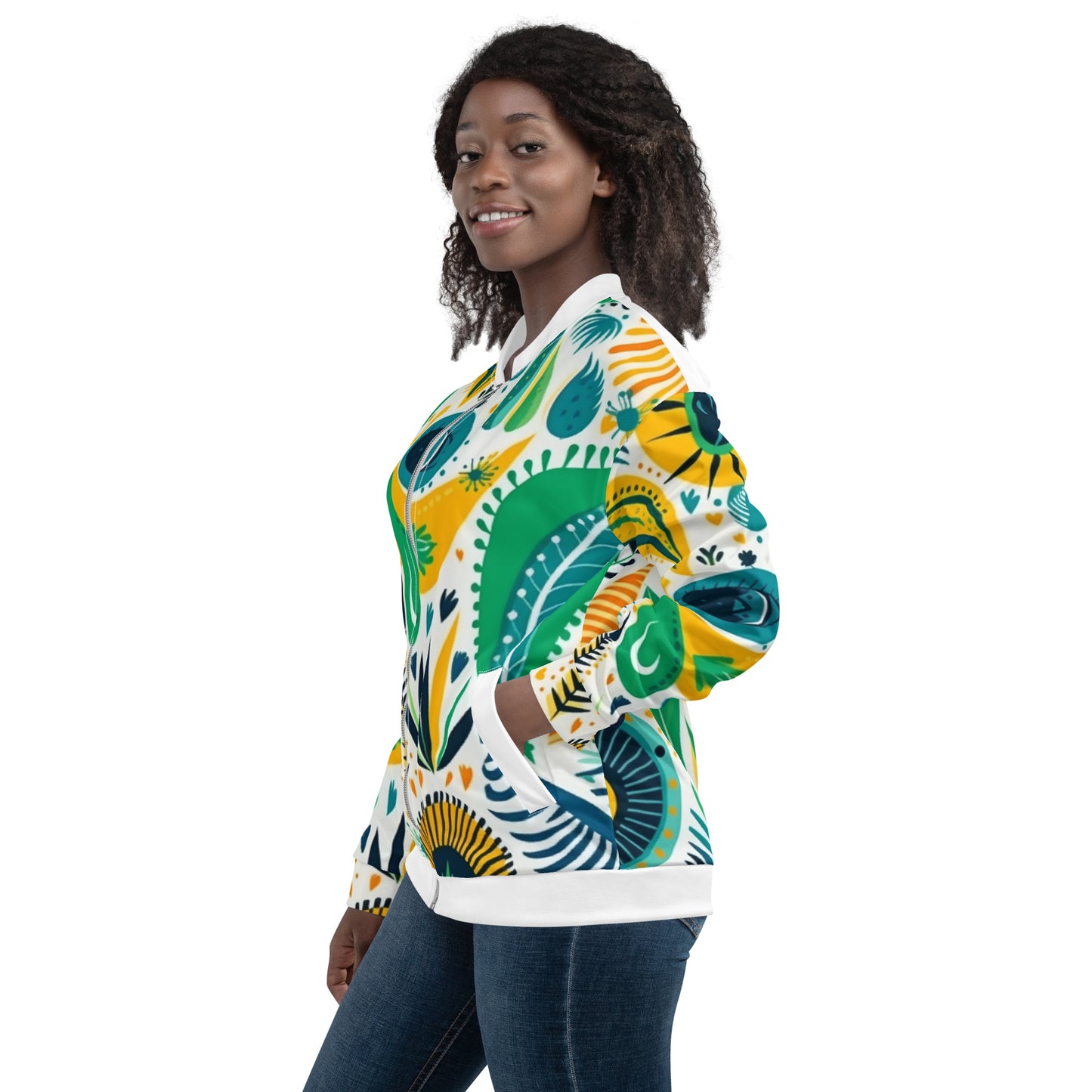 Chefao Brazil I, Unisex Bomber Jacket