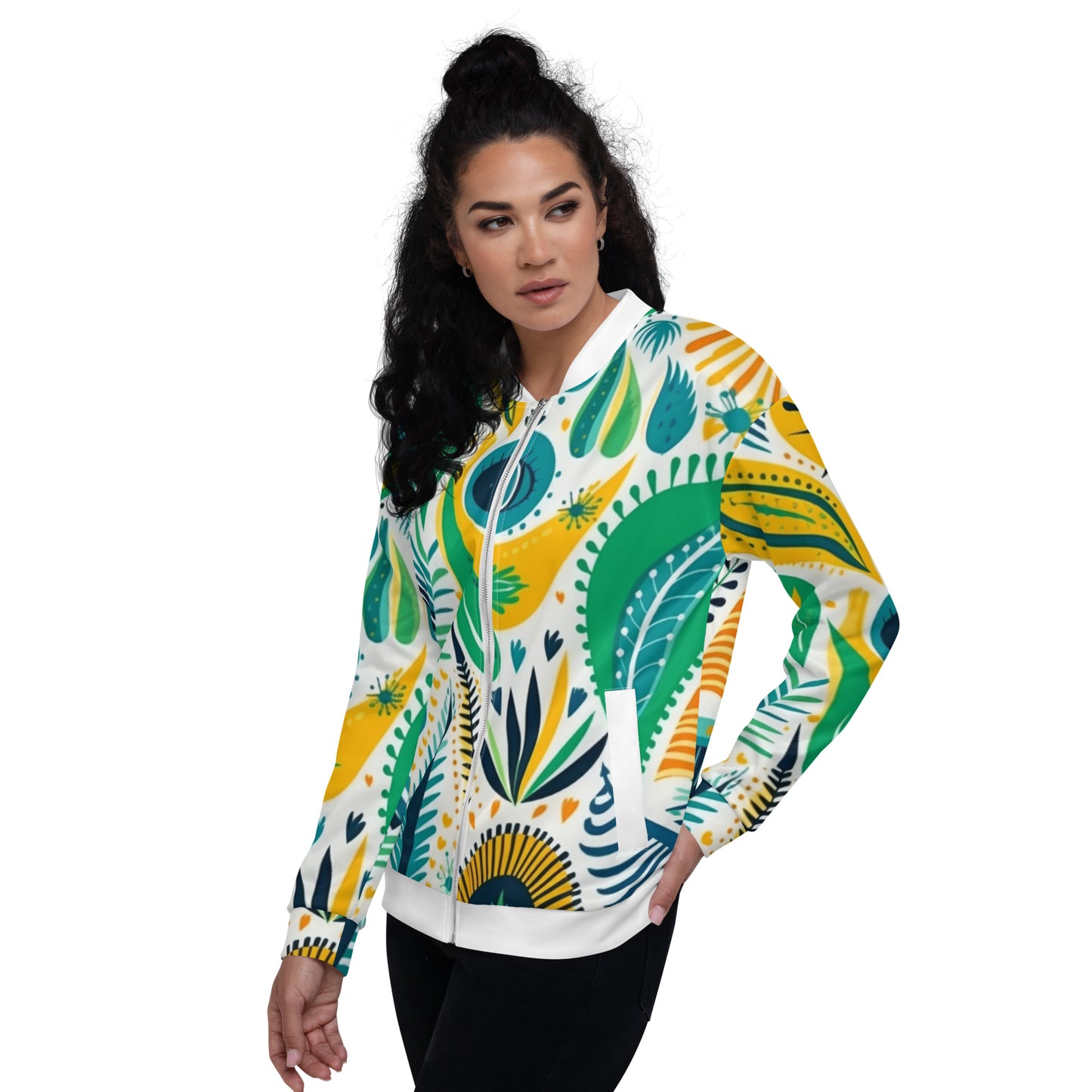 Chefao Brazil I, Unisex Bomber Jacket