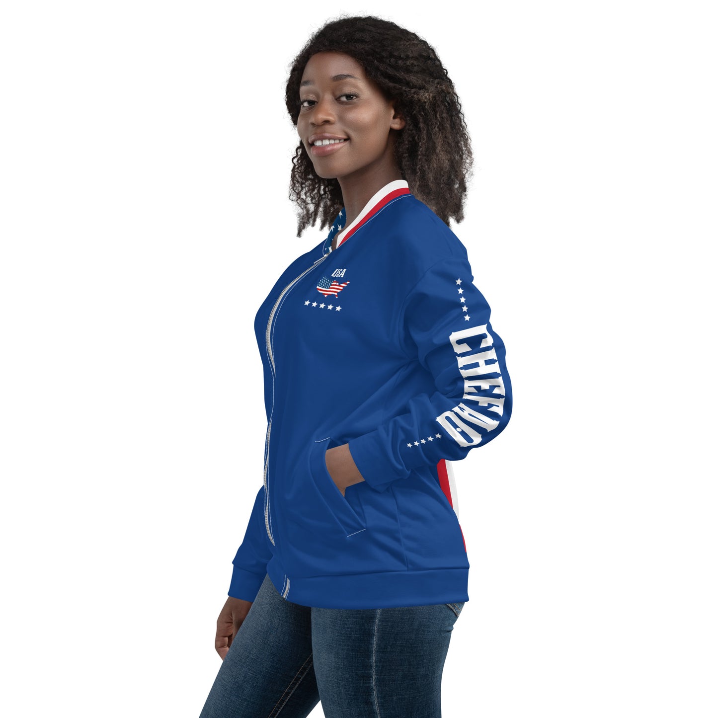 Chefao USA I, Unisex Bomber Jacket