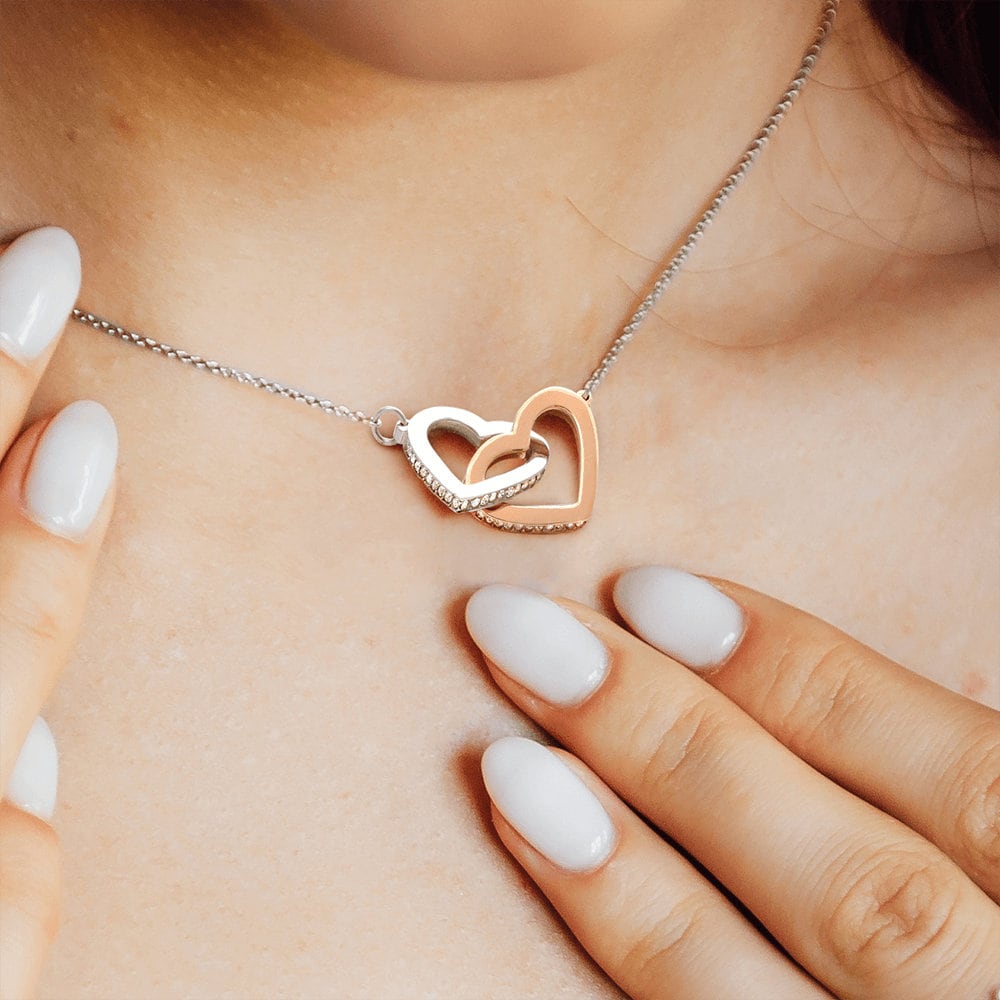 Heart Necklace Interlocking