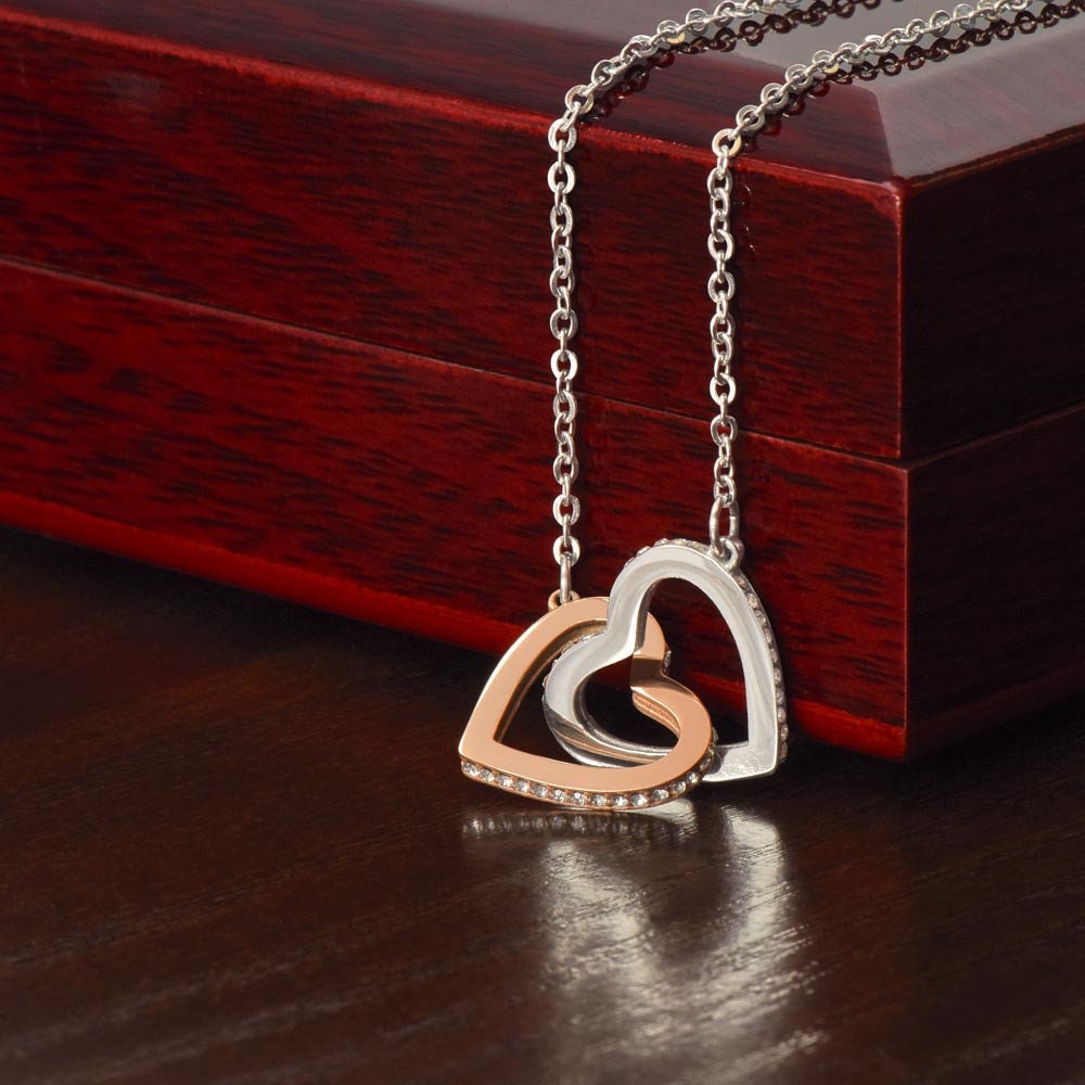 Heart Necklace Interlocking