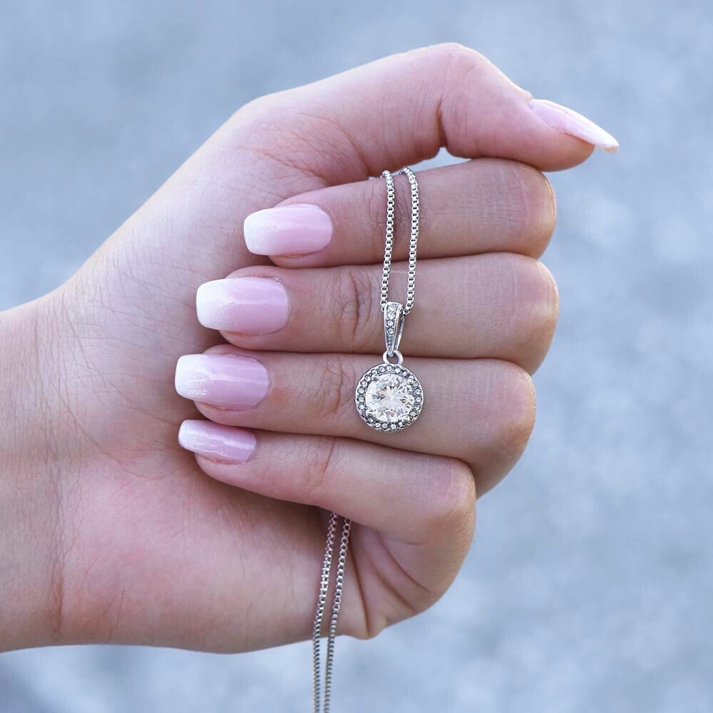 Center Crystal Eternal Necklace