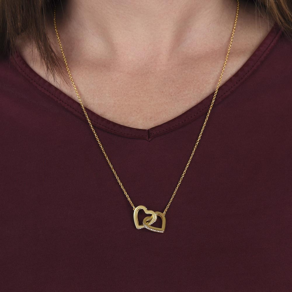 Heart Necklace Interlocking