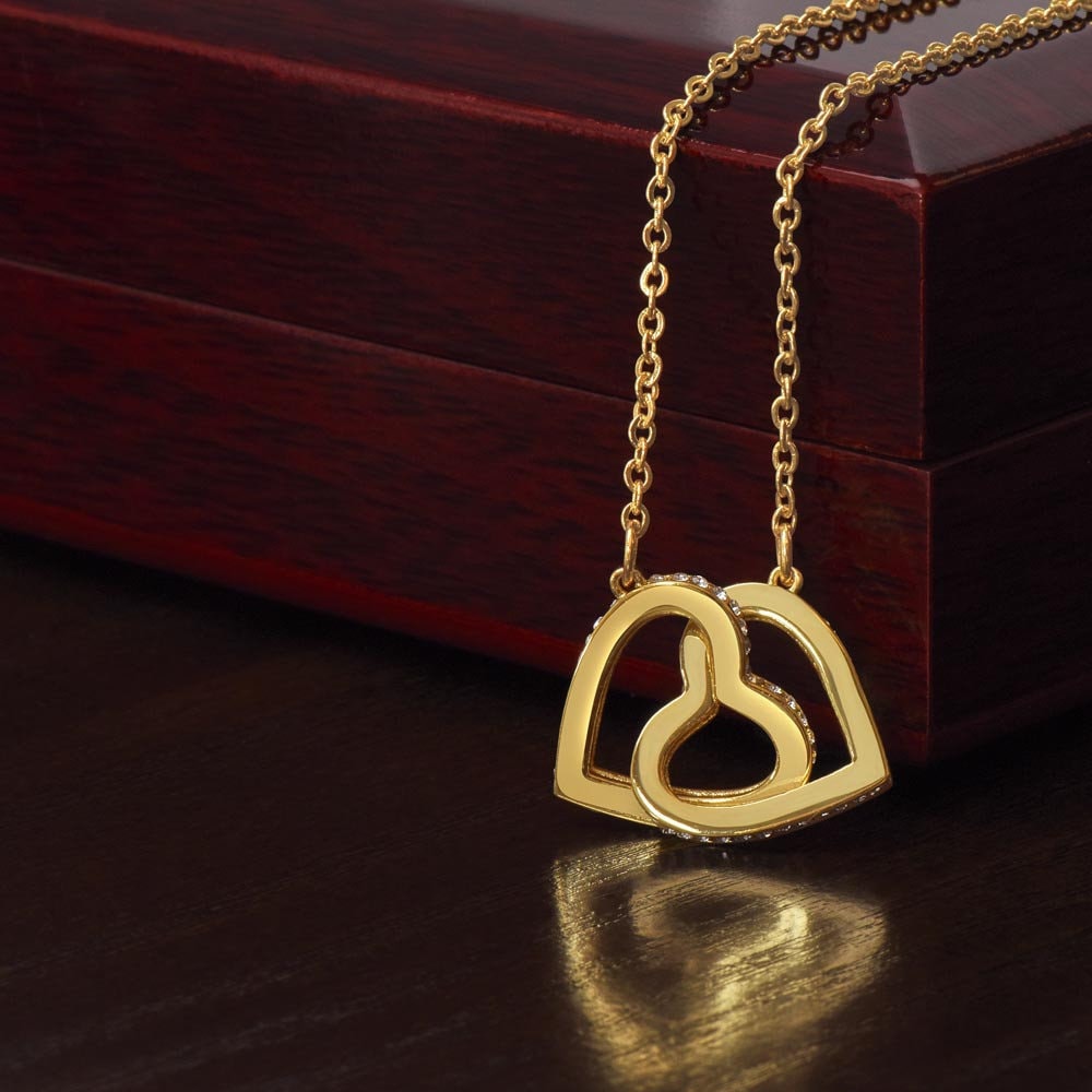 Heart Necklace Interlocking