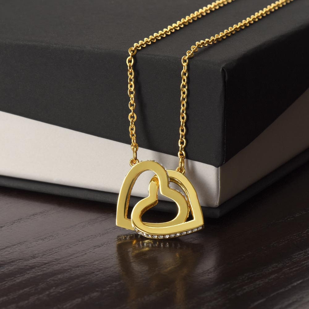 Heart Necklace Interlocking