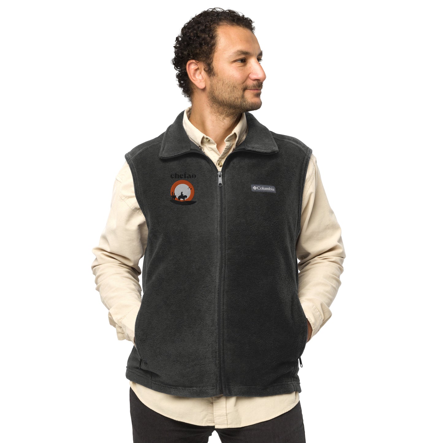 Chefao Cowboy VI, Men’s Columbia fleece vest