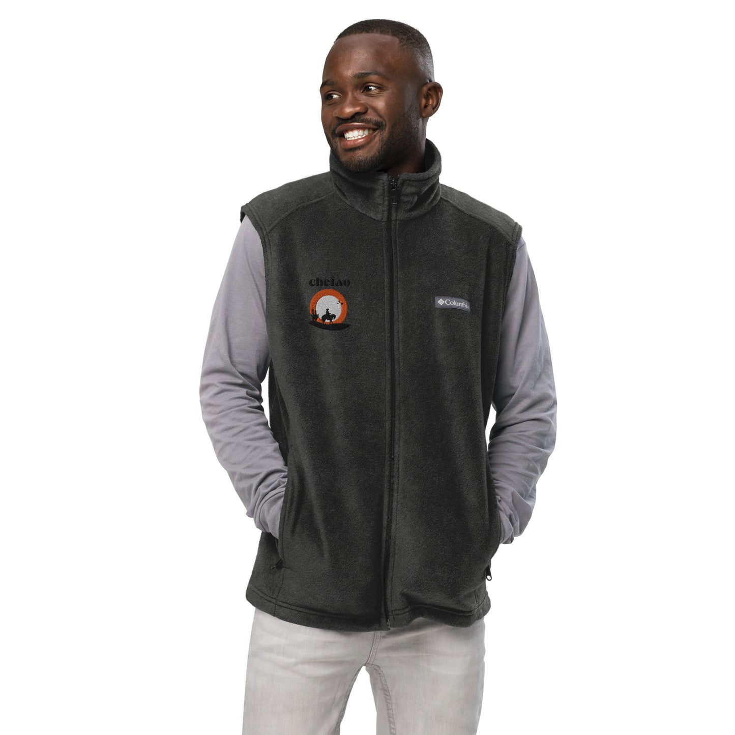 Chefao Cowboy VI, Men’s Columbia fleece vest
