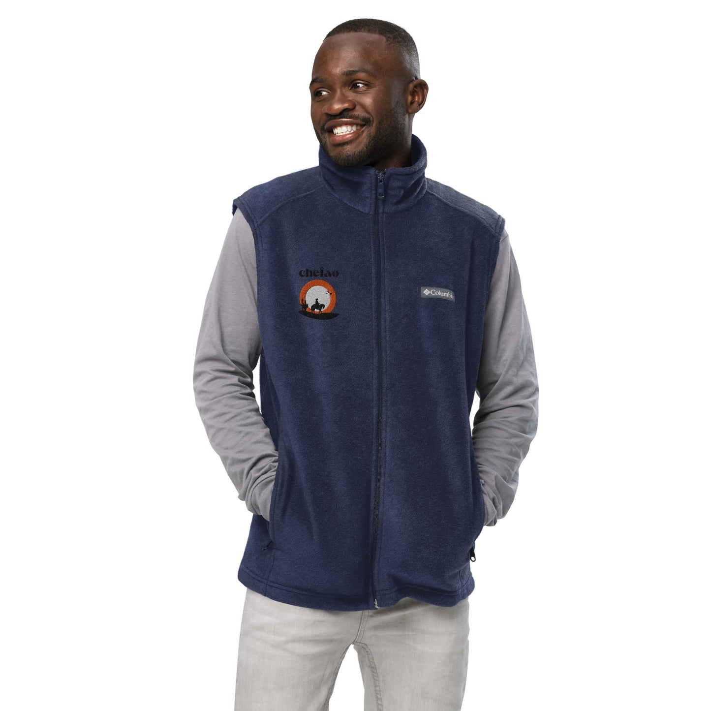 Chefao Cowboy VI, Men’s Columbia fleece vest