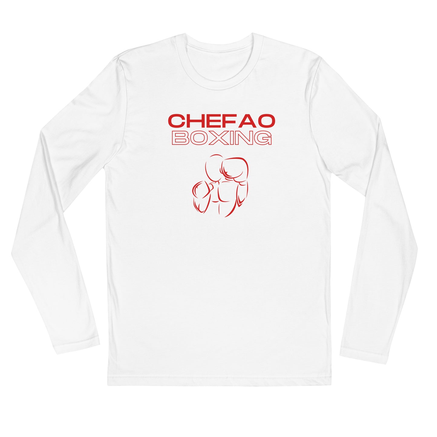 Chefao Boxing IV, Long Sleeve Fitted Crew