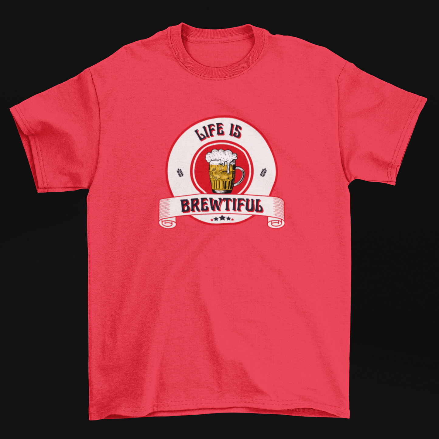 Life is Brewtiful, Unisex Softstyle T-Shirt