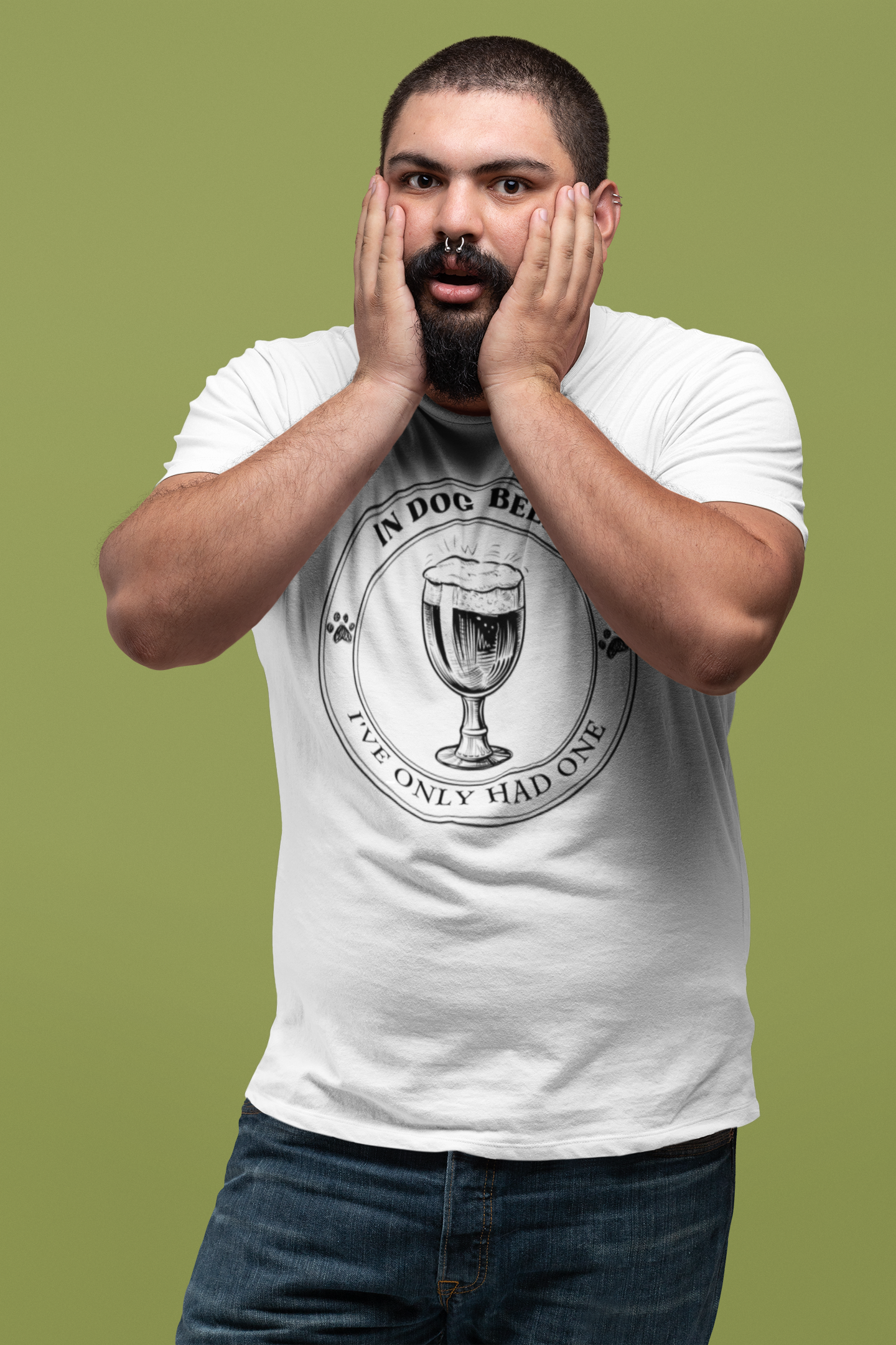 In Dog Beers Only One, Unisex Softstyle T-Shirt