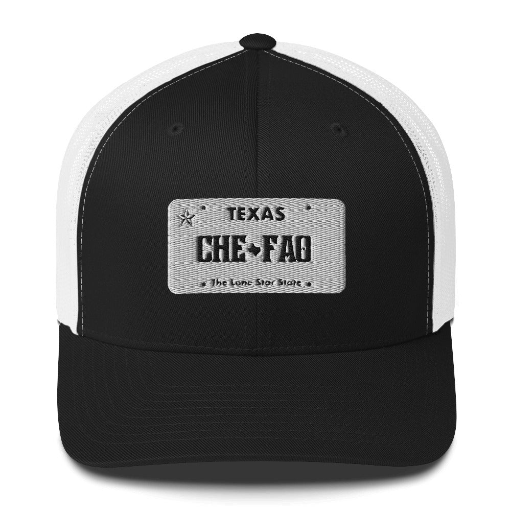 Chefao Texas License Plate I, Trucker Cap