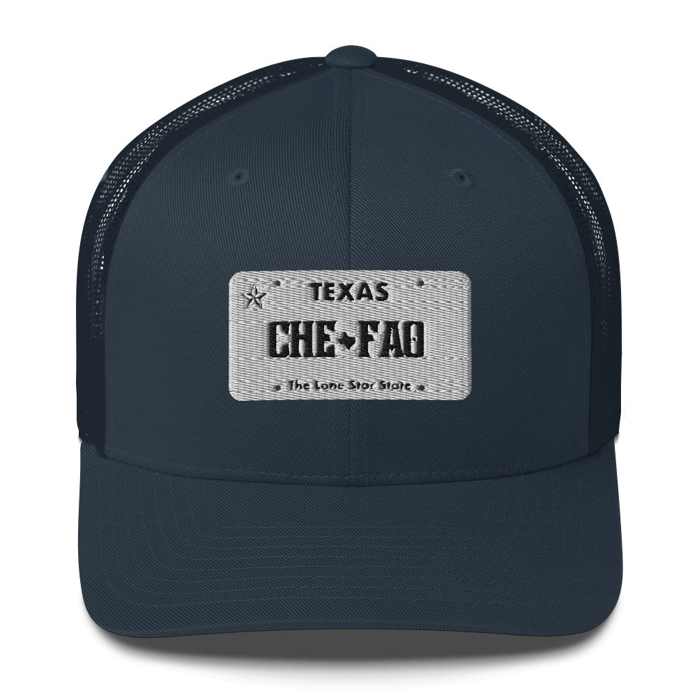 Chefao Texas License Plate I, Trucker Cap