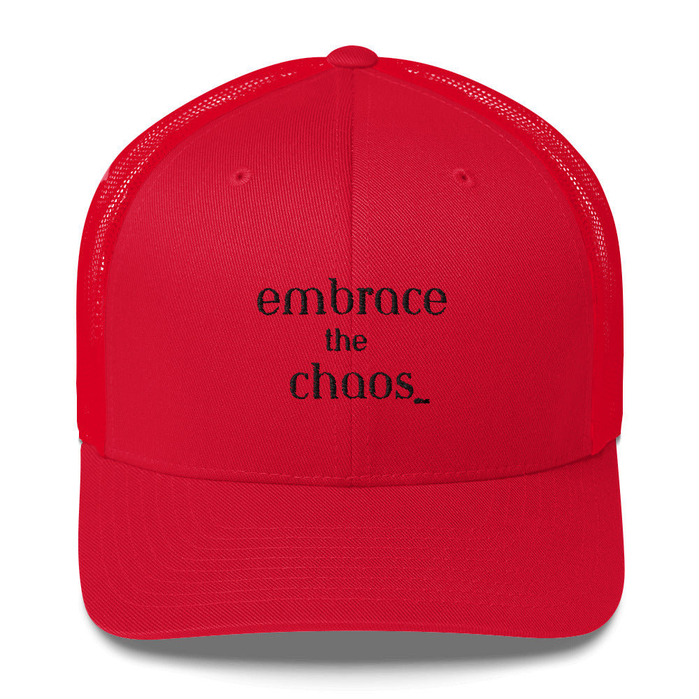 Embrace the Chaos, Trucker Cap