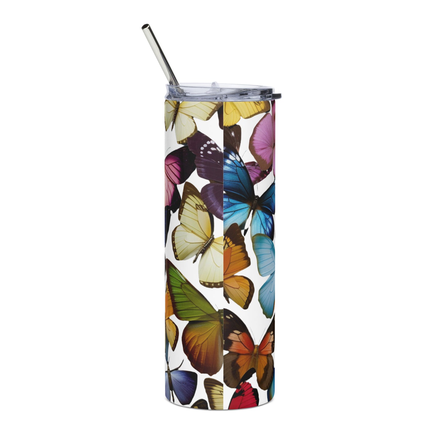 Butterflies I, Stainless steel tumbler