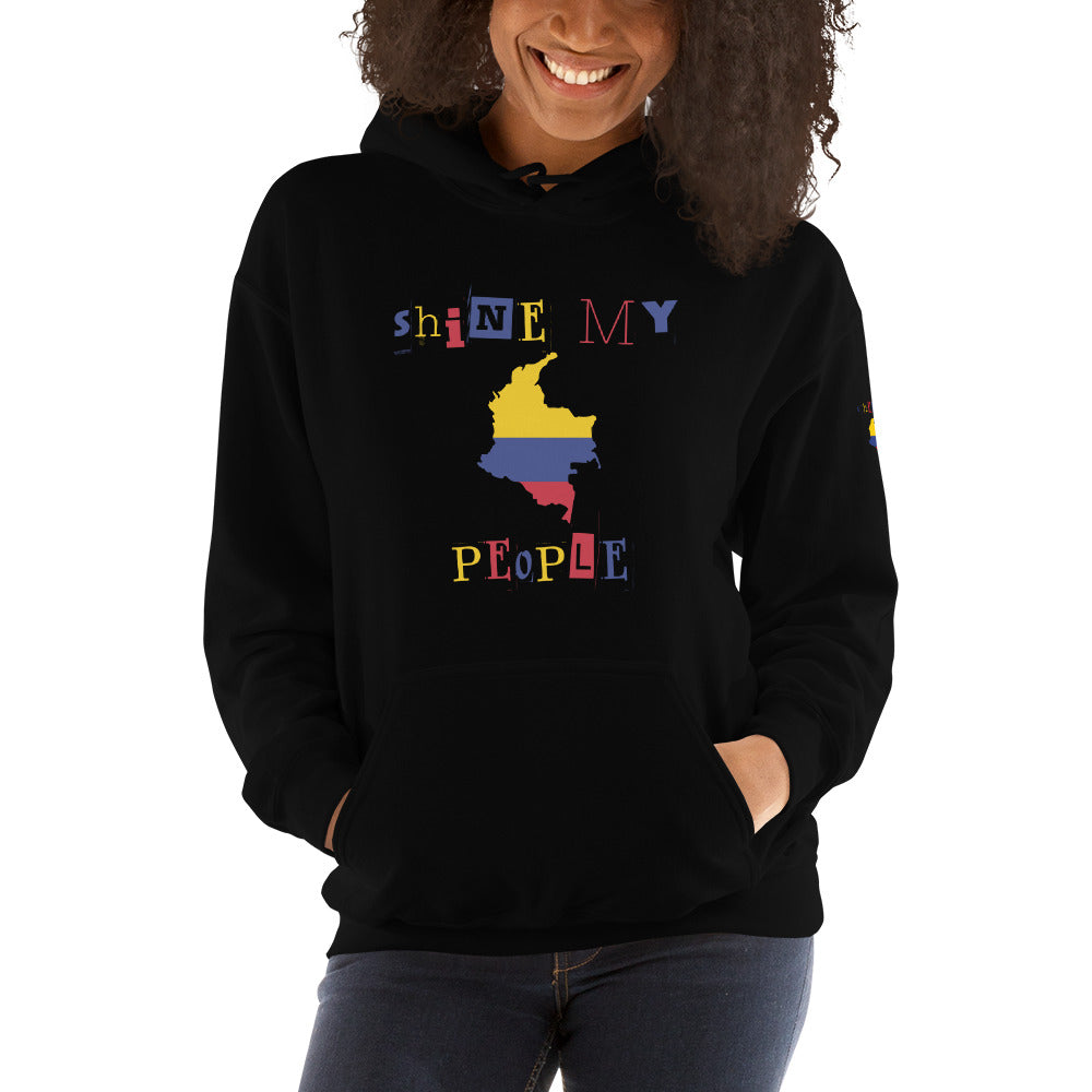 Shine My People Colombia I, Unisex Hoodie