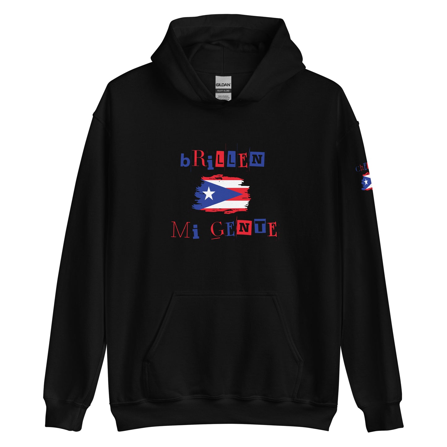 Brillen Mi Gente Puerto Rico I, Unisex Hoodie