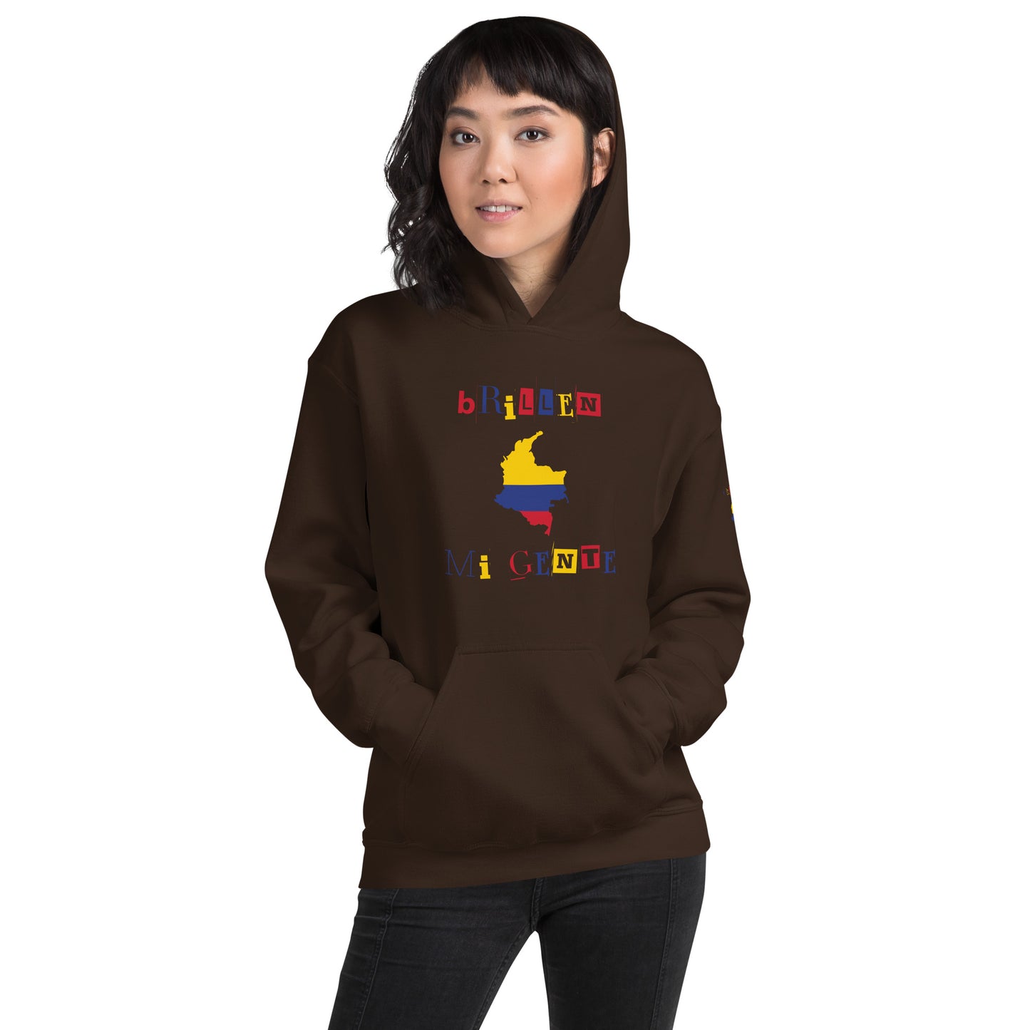 Brillen Mi Gente Colombia I, Unisex Hoodie