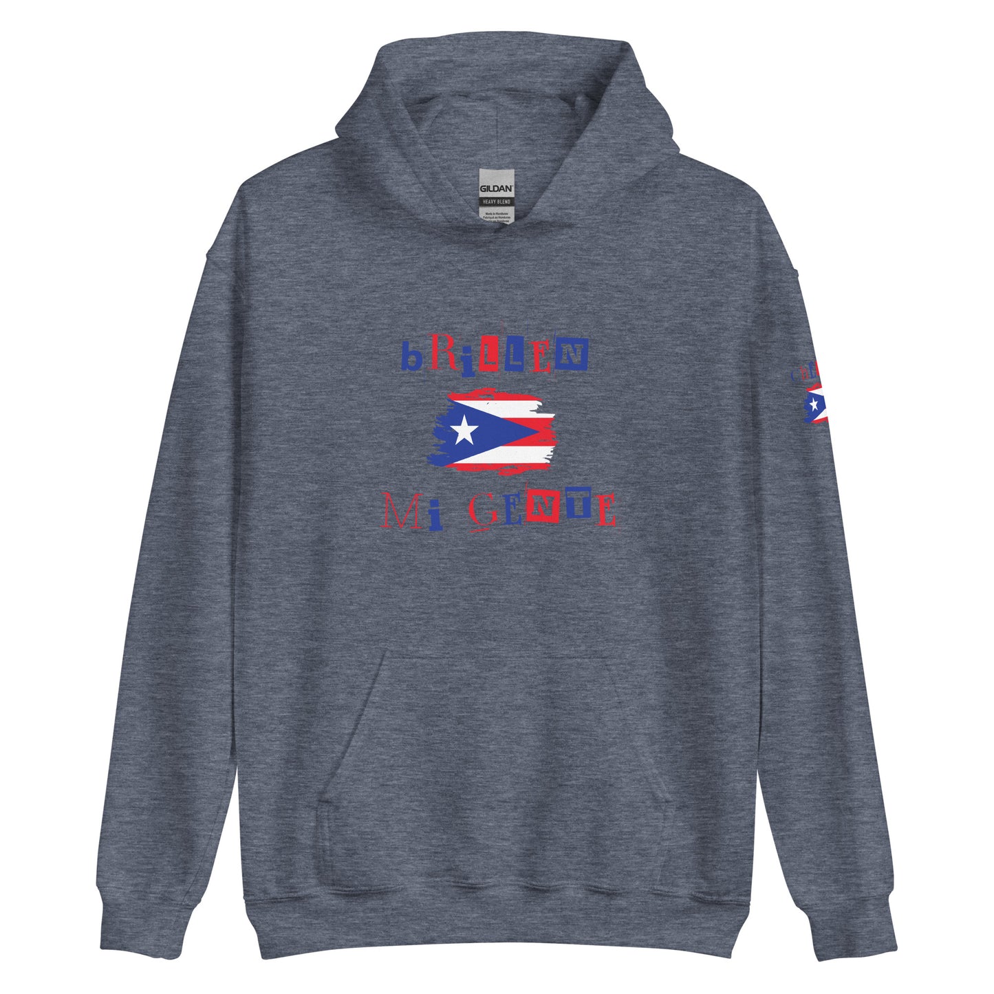 Brillen Mi Gente Puerto Rico I, Unisex Hoodie