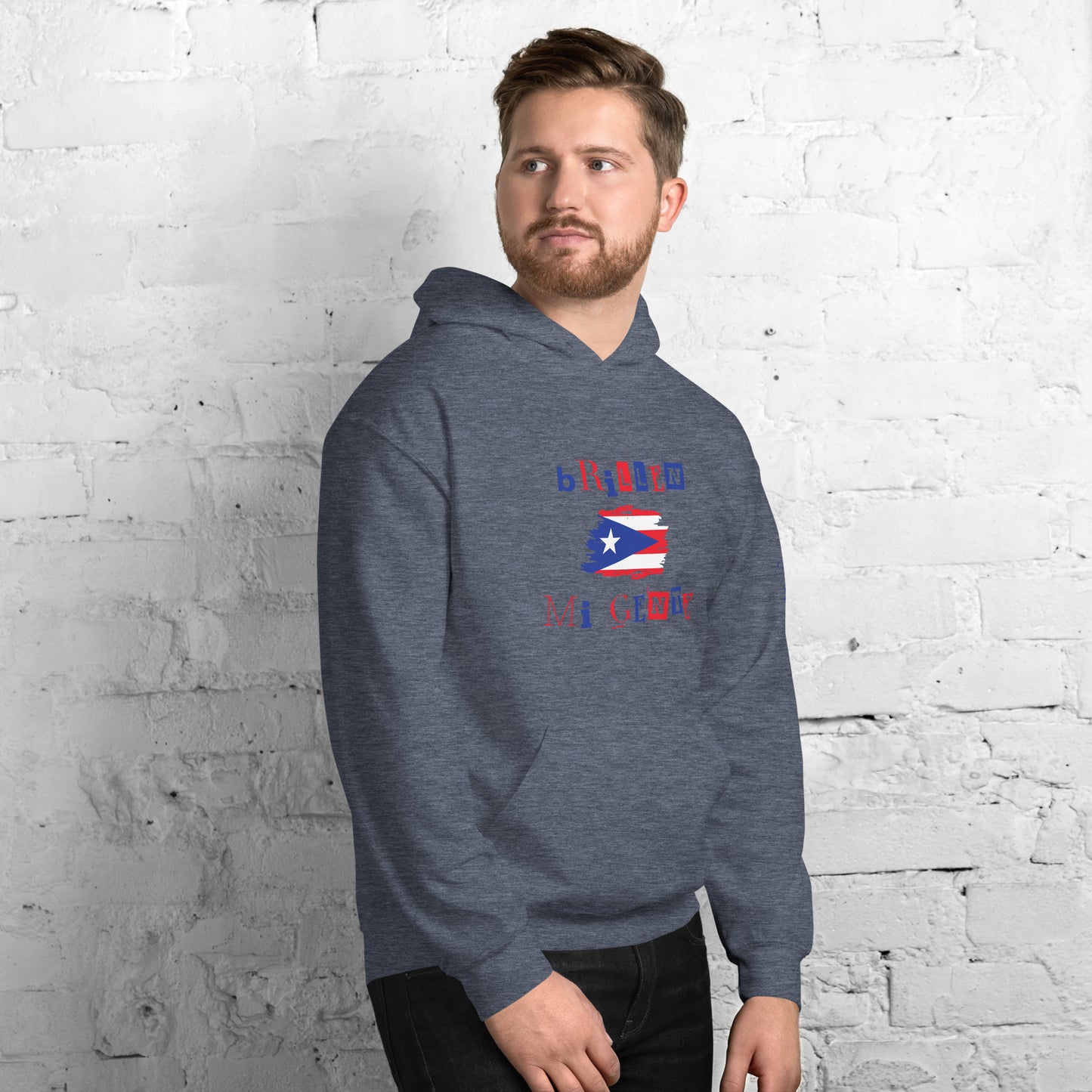Brillen Mi Gente Puerto Rico I, Unisex Hoodie