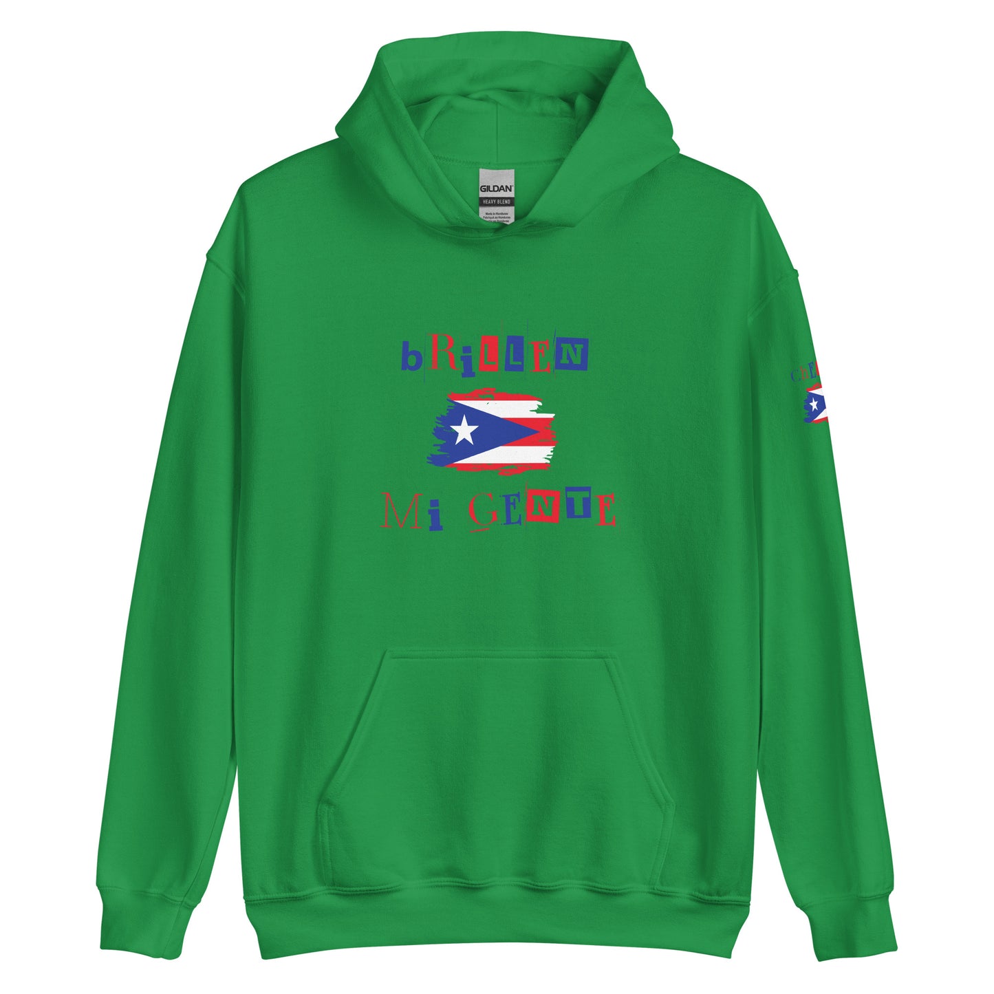 Brillen Mi Gente Puerto Rico I, Unisex Hoodie