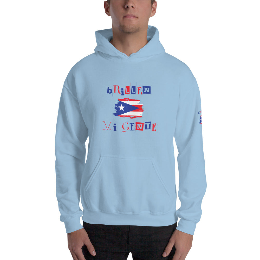 Brillen Mi Gente Puerto Rico I, Unisex Hoodie