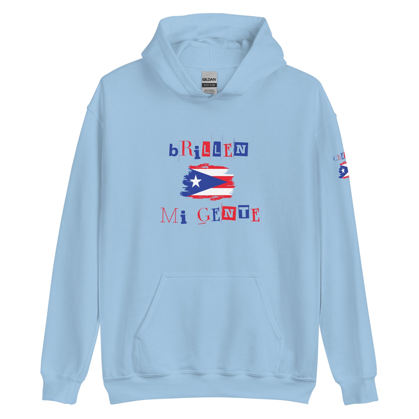 Brillen Mi Gente Puerto Rico I, Unisex Hoodie