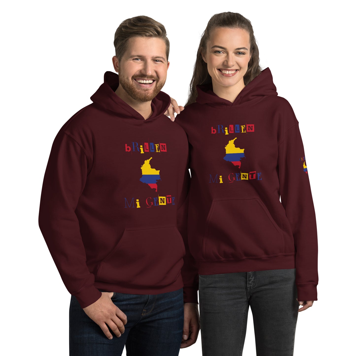 Brillen Mi Gente Colombia I, Unisex Hoodie