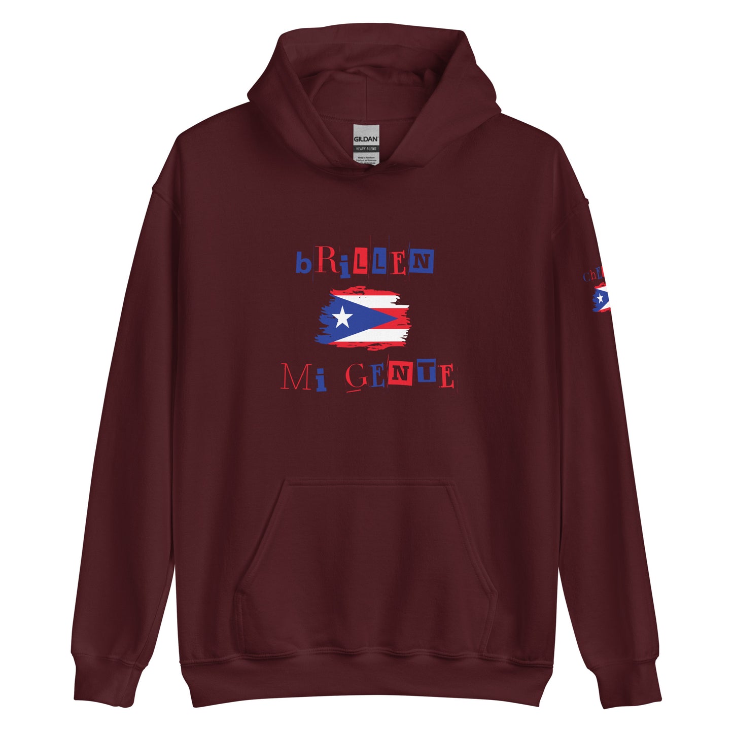 Brillen Mi Gente Puerto Rico I, Unisex Hoodie