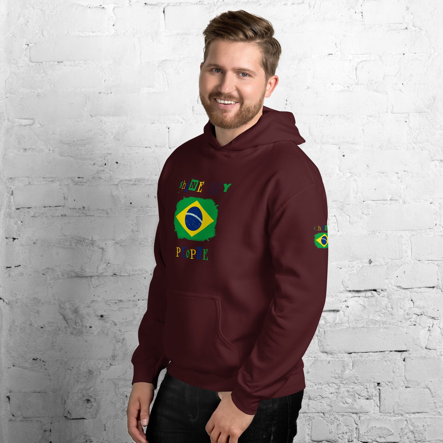 Shine My People Brasil I, Unisex Hoodie