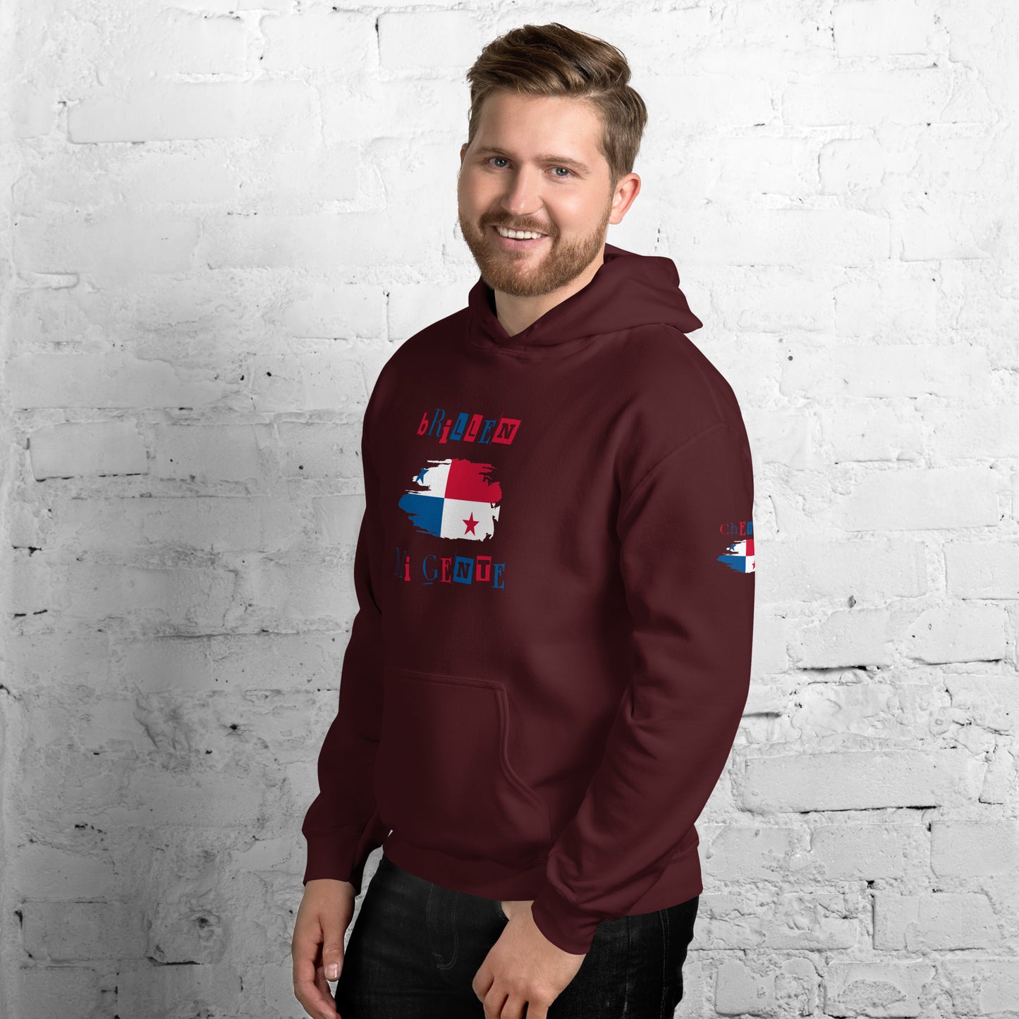 Brillen Mi Gente Panama I, Unisex Hoodie
