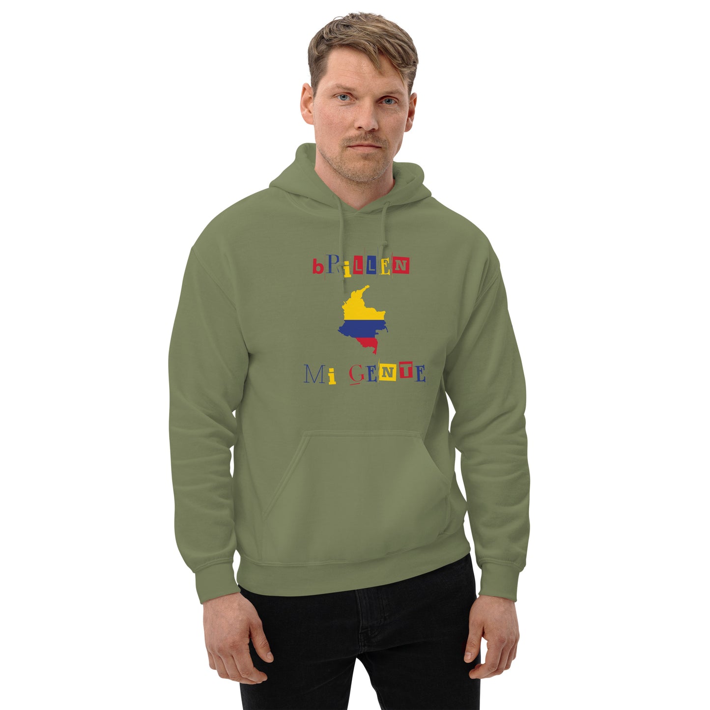 Brillen Mi Gente Colombia I, Unisex Hoodie