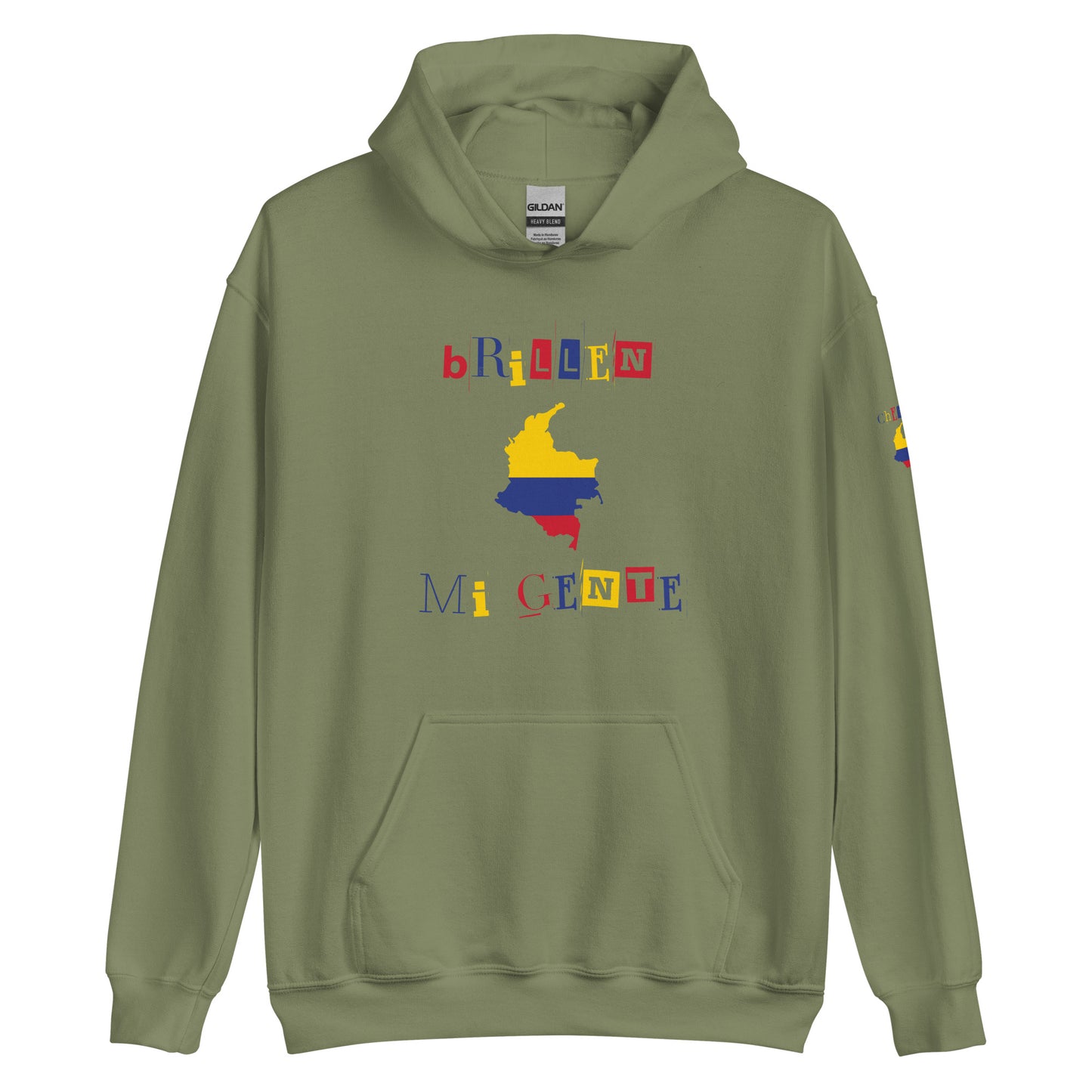 Brillen Mi Gente Colombia I, Unisex Hoodie