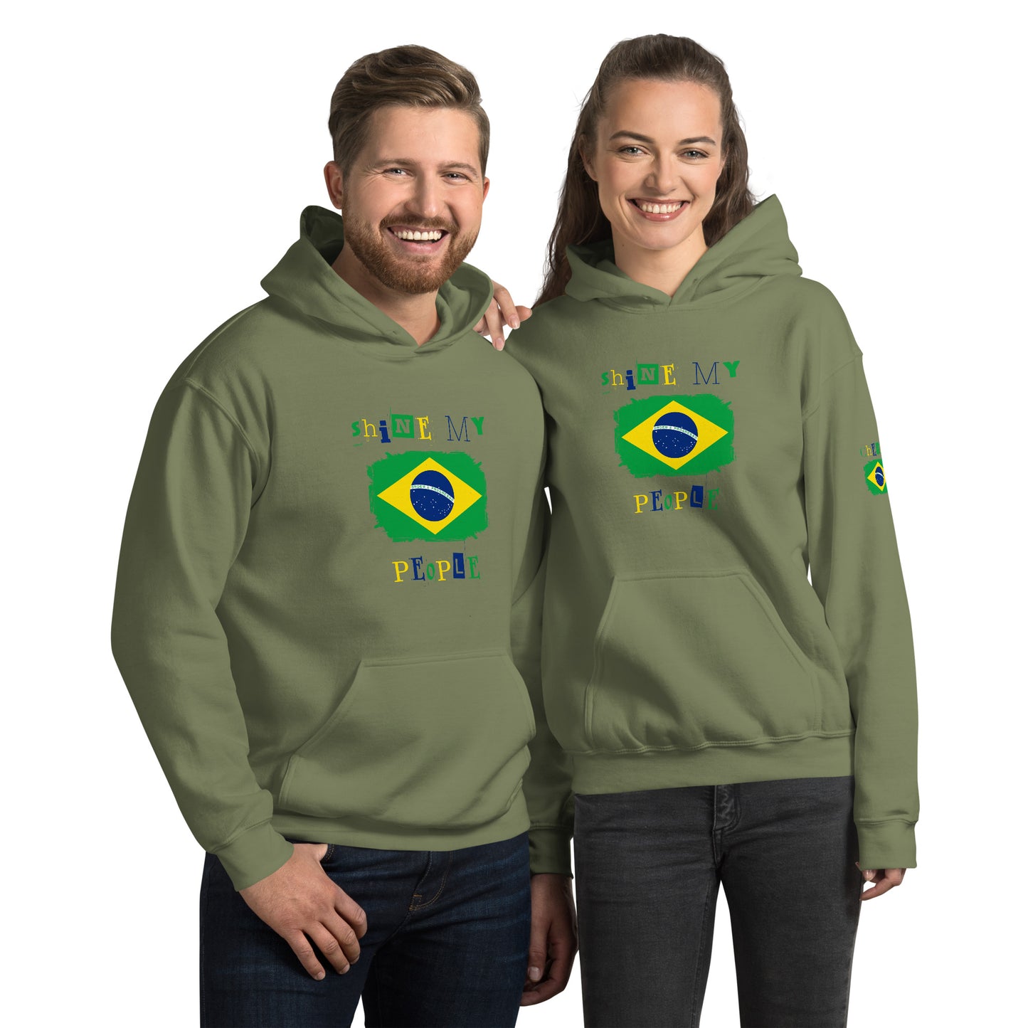 Shine My People Brasil I, Unisex Hoodie