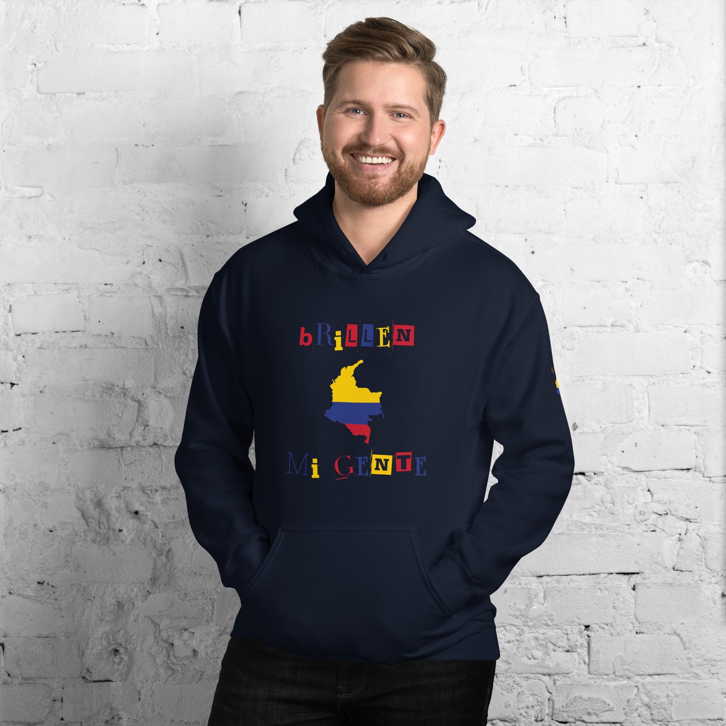 Brillen Mi Gente Colombia I, Unisex Hoodie
