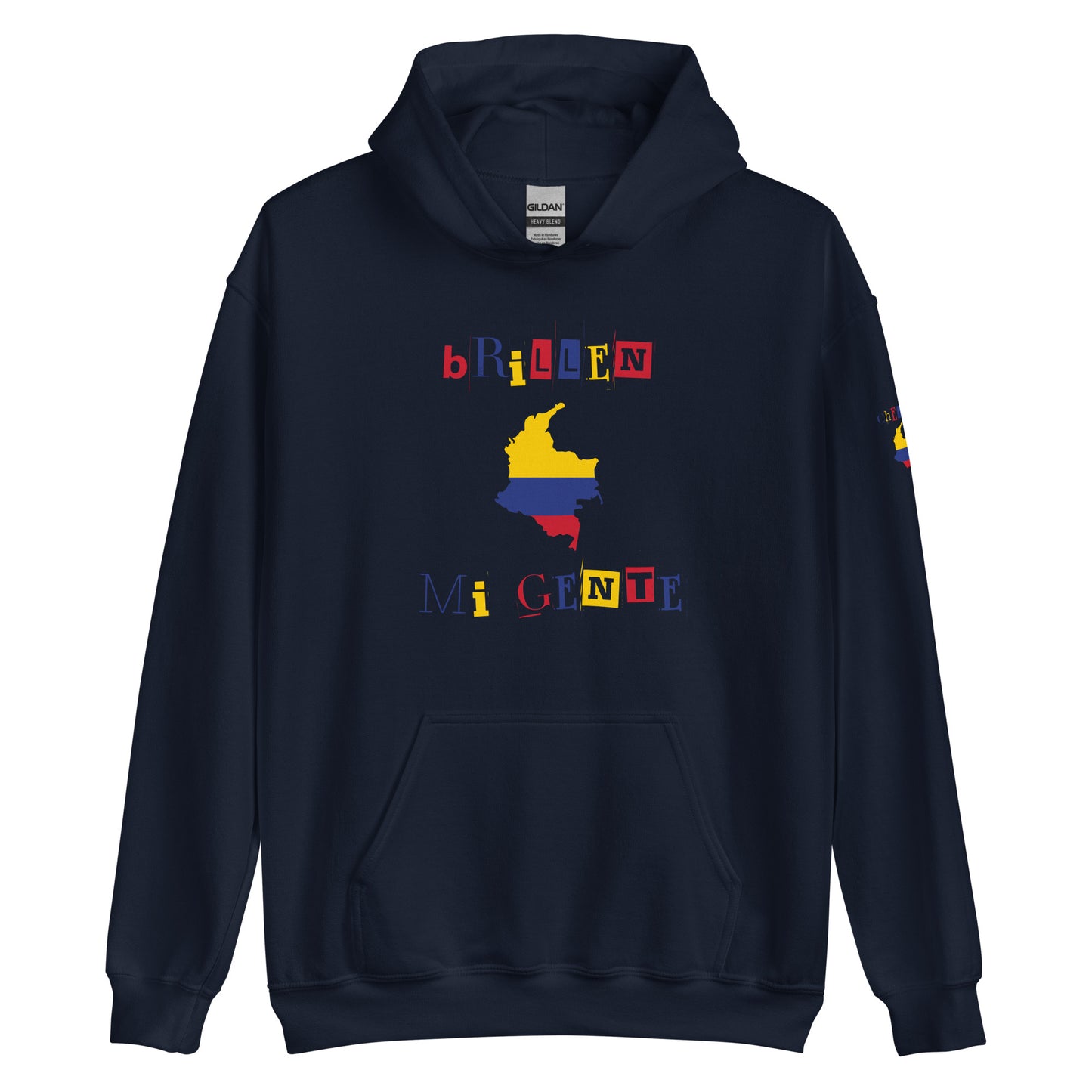 Brillen Mi Gente Colombia I, Unisex Hoodie