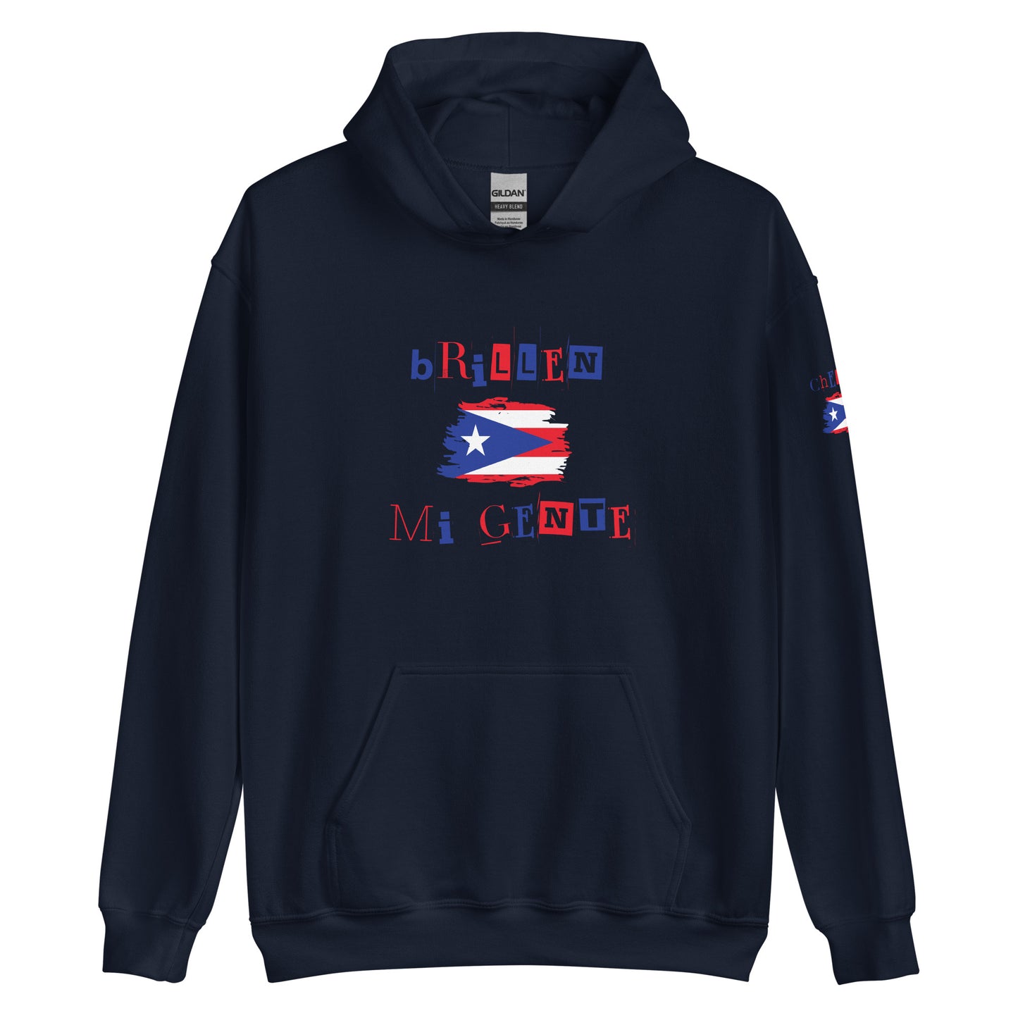 Brillen Mi Gente Puerto Rico I, Unisex Hoodie