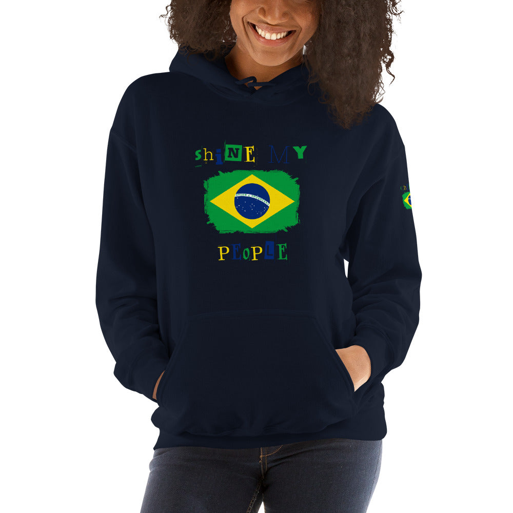 Shine My People Brasil I, Unisex Hoodie