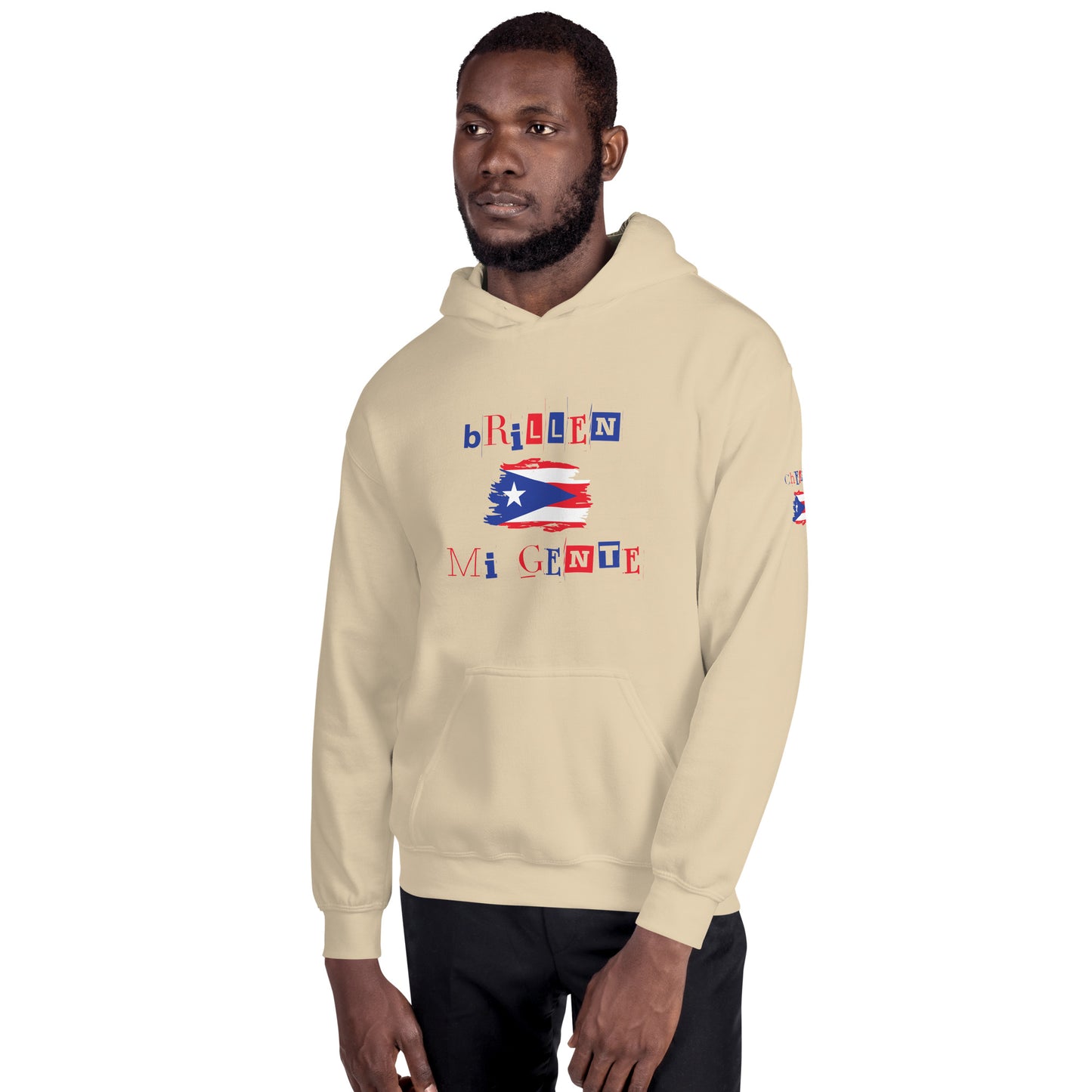 Brillen Mi Gente Puerto Rico I, Unisex Hoodie