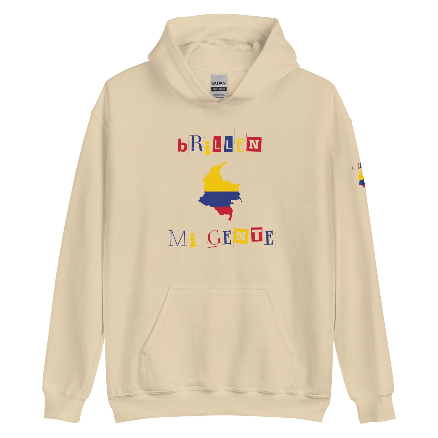 Brillen Mi Gente Colombia I, Unisex Hoodie