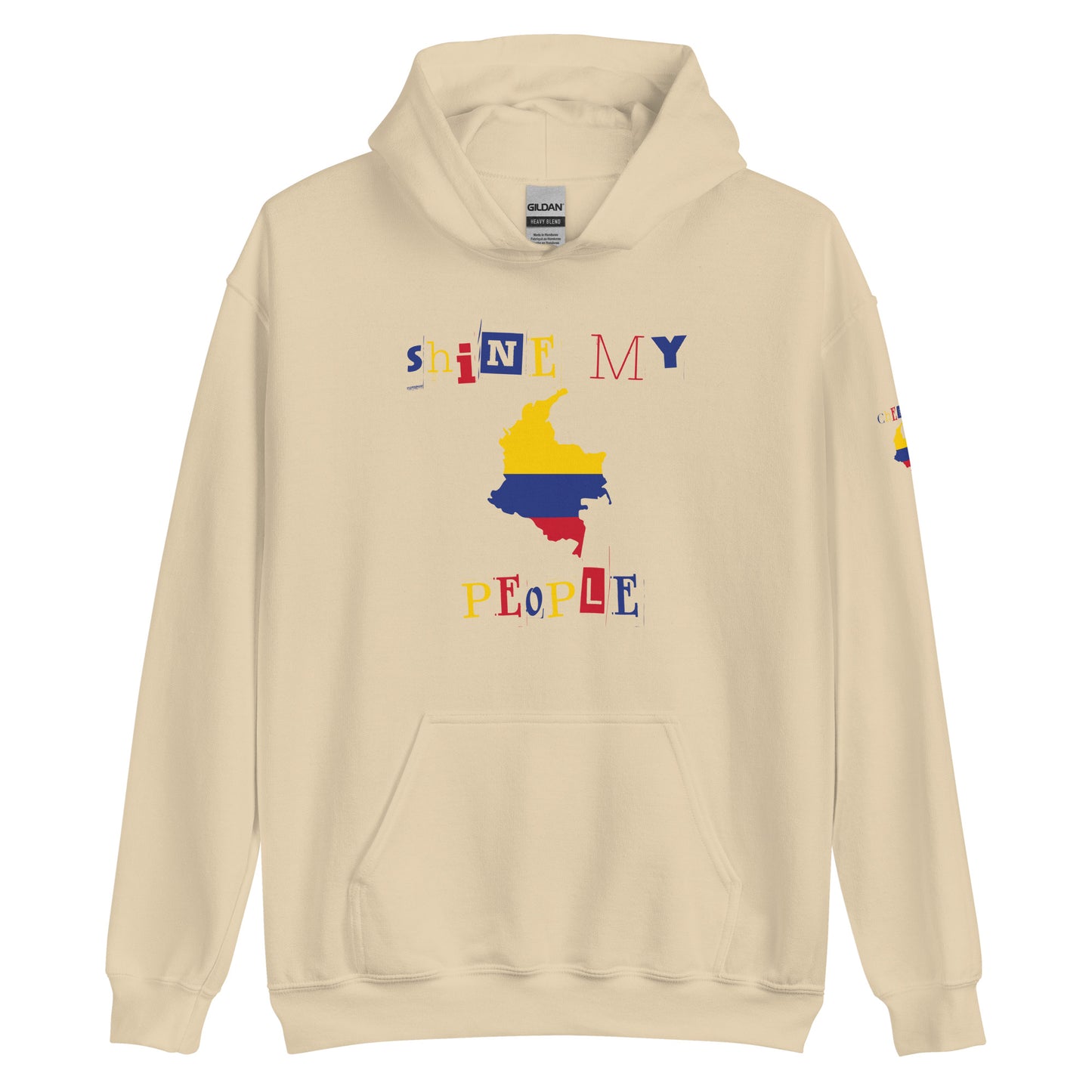 Shine My People Colombia I, Unisex Hoodie