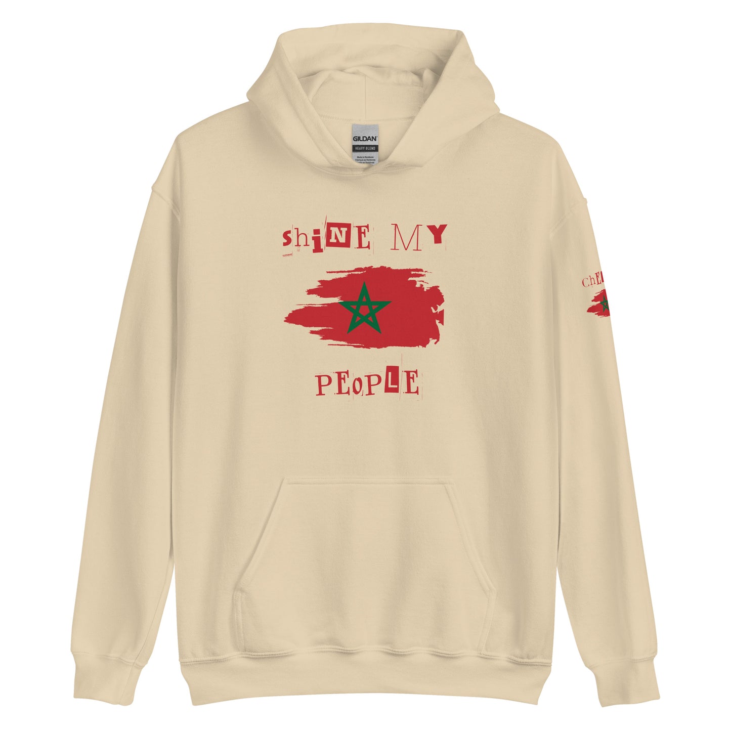 Shine My People Morocco I, Unisex Hoodie