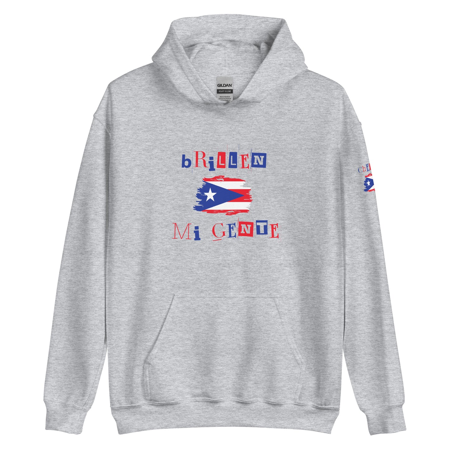 Brillen Mi Gente Puerto Rico I, Unisex Hoodie