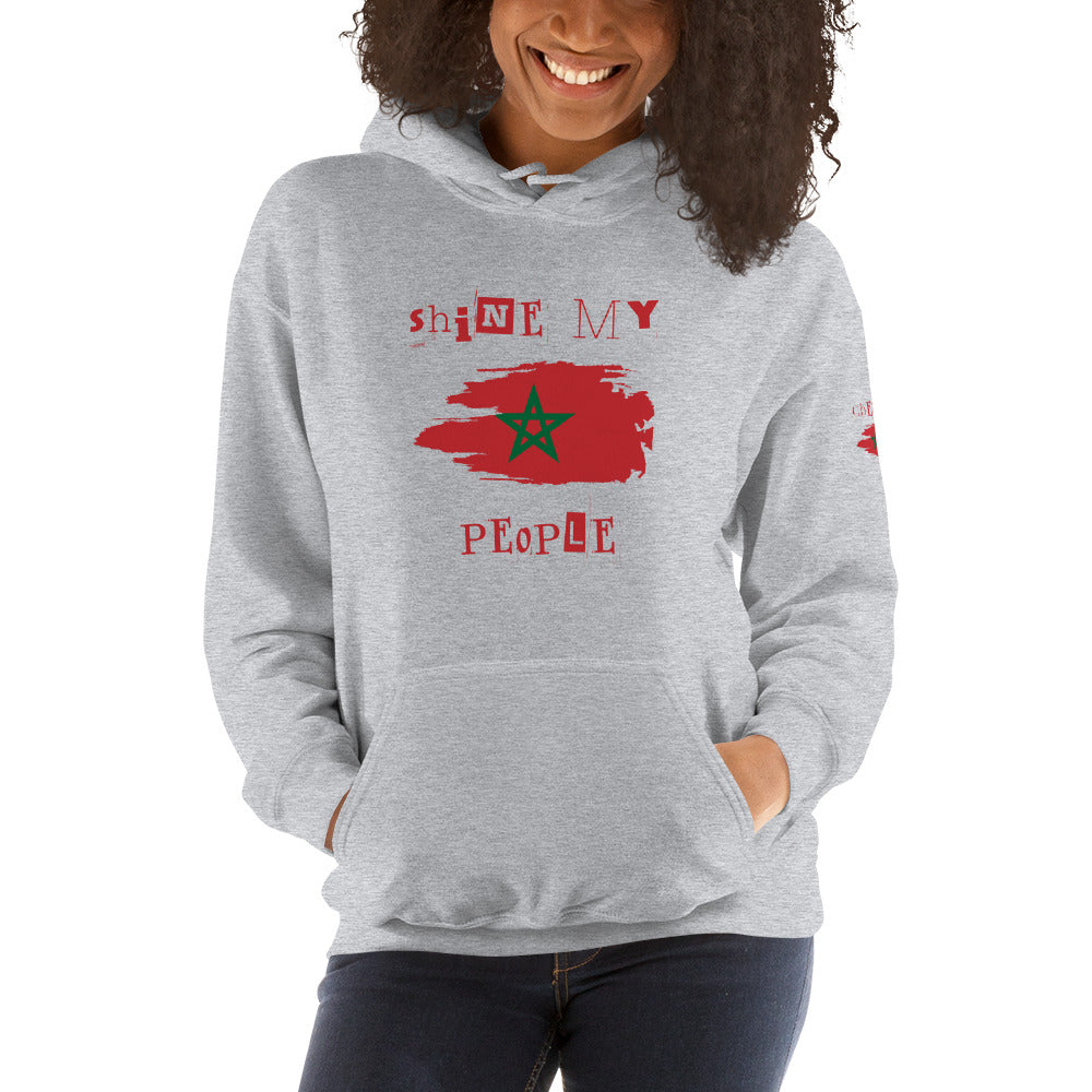 Shine My People Morocco I, Unisex Hoodie