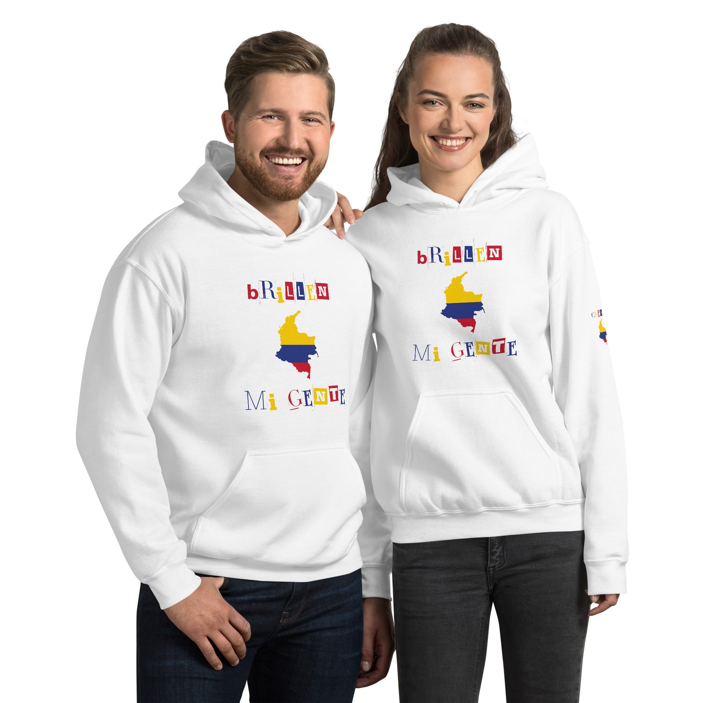 Brillen Mi Gente Colombia I, Unisex Hoodie