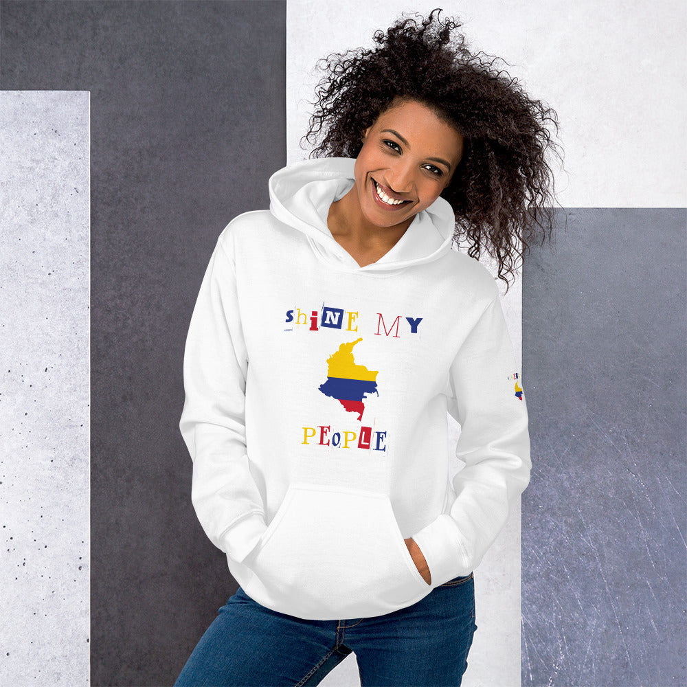 Shine My People Colombia I, Unisex Hoodie