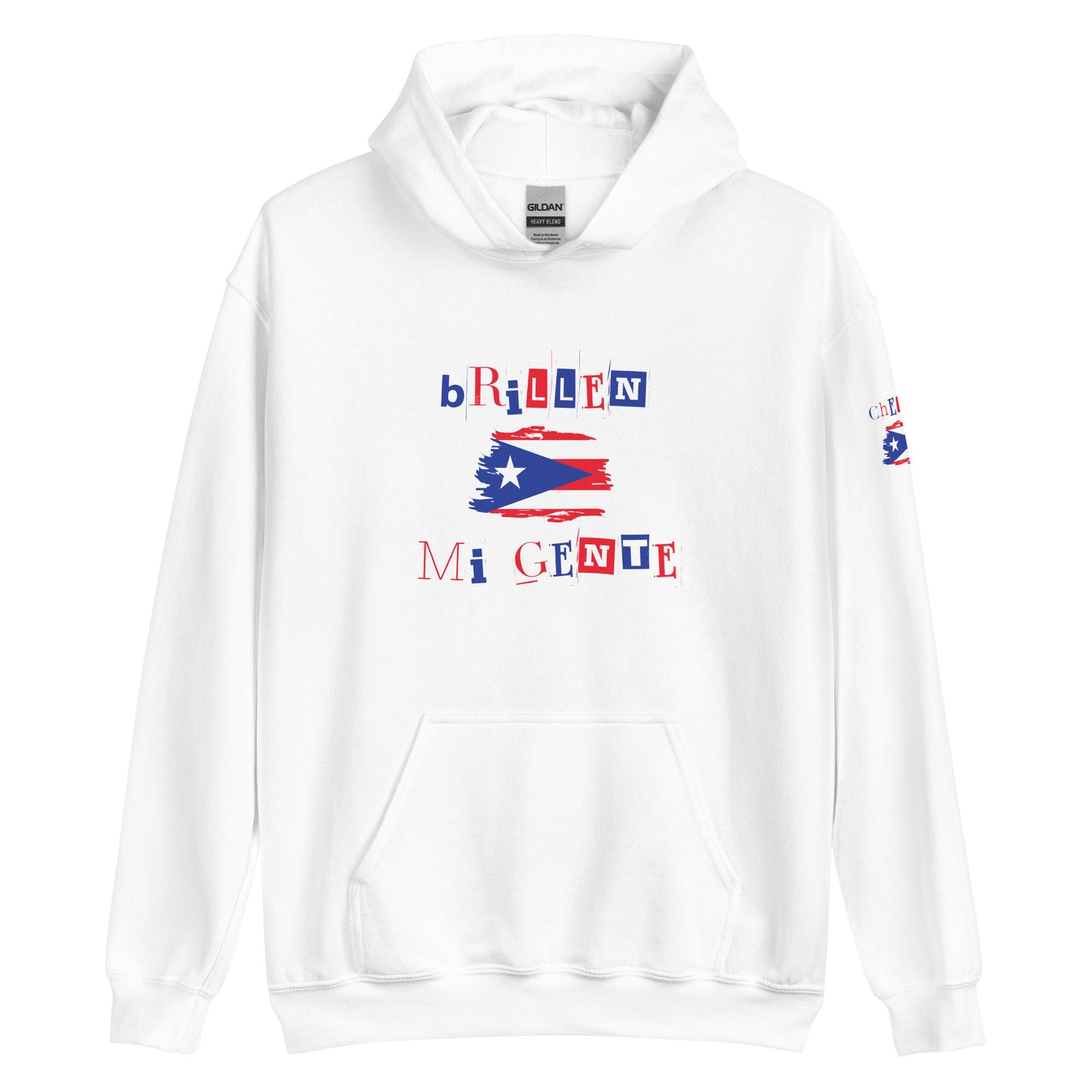 Brillen Mi Gente Puerto Rico I, Unisex Hoodie