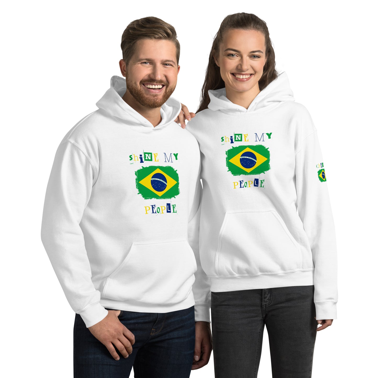 Shine My People Brasil I, Unisex Hoodie