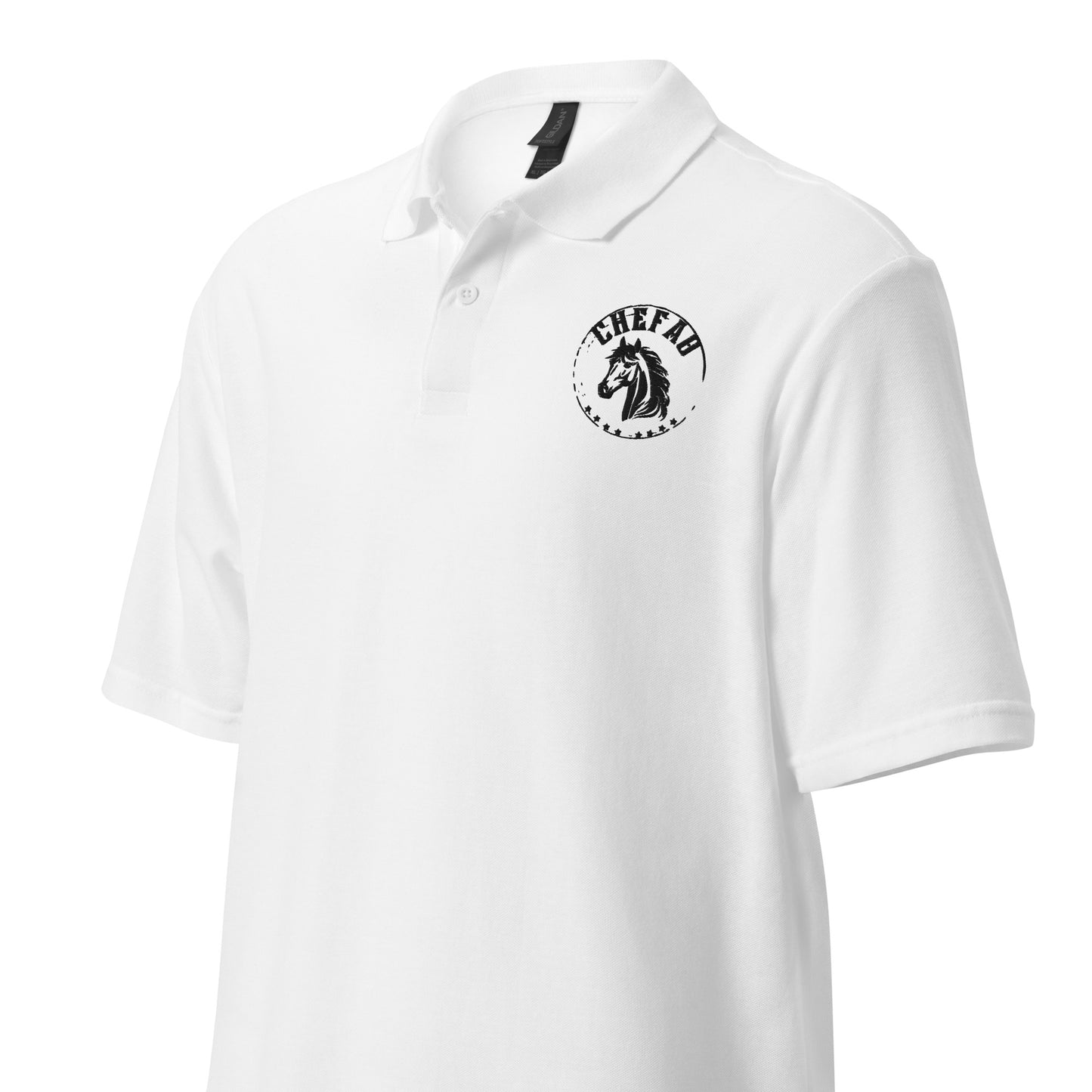 Chefao Horse I, Unisex pique polo shirt